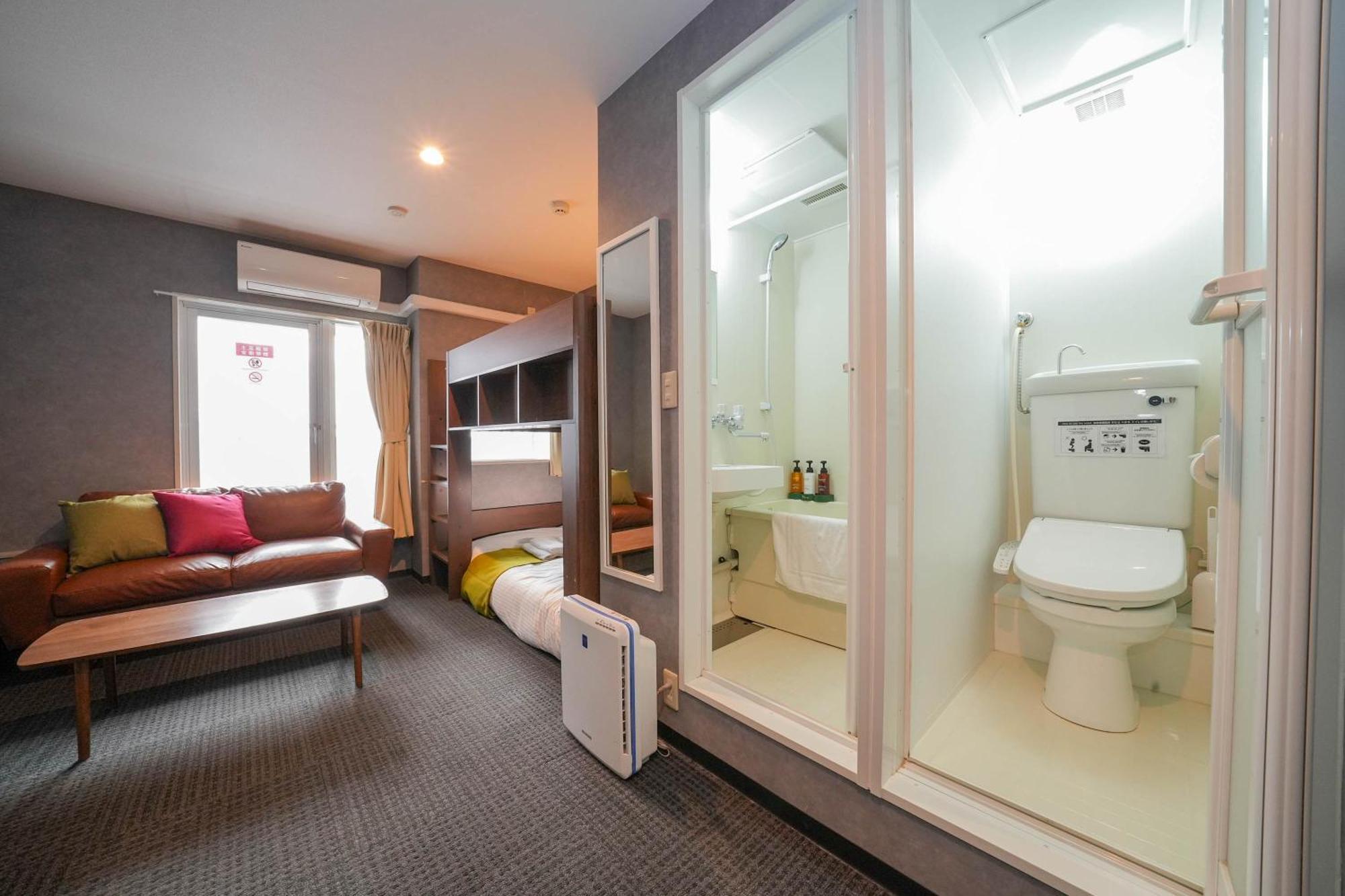 Residence Hotel Stripe Sapporo Bagian luar foto
