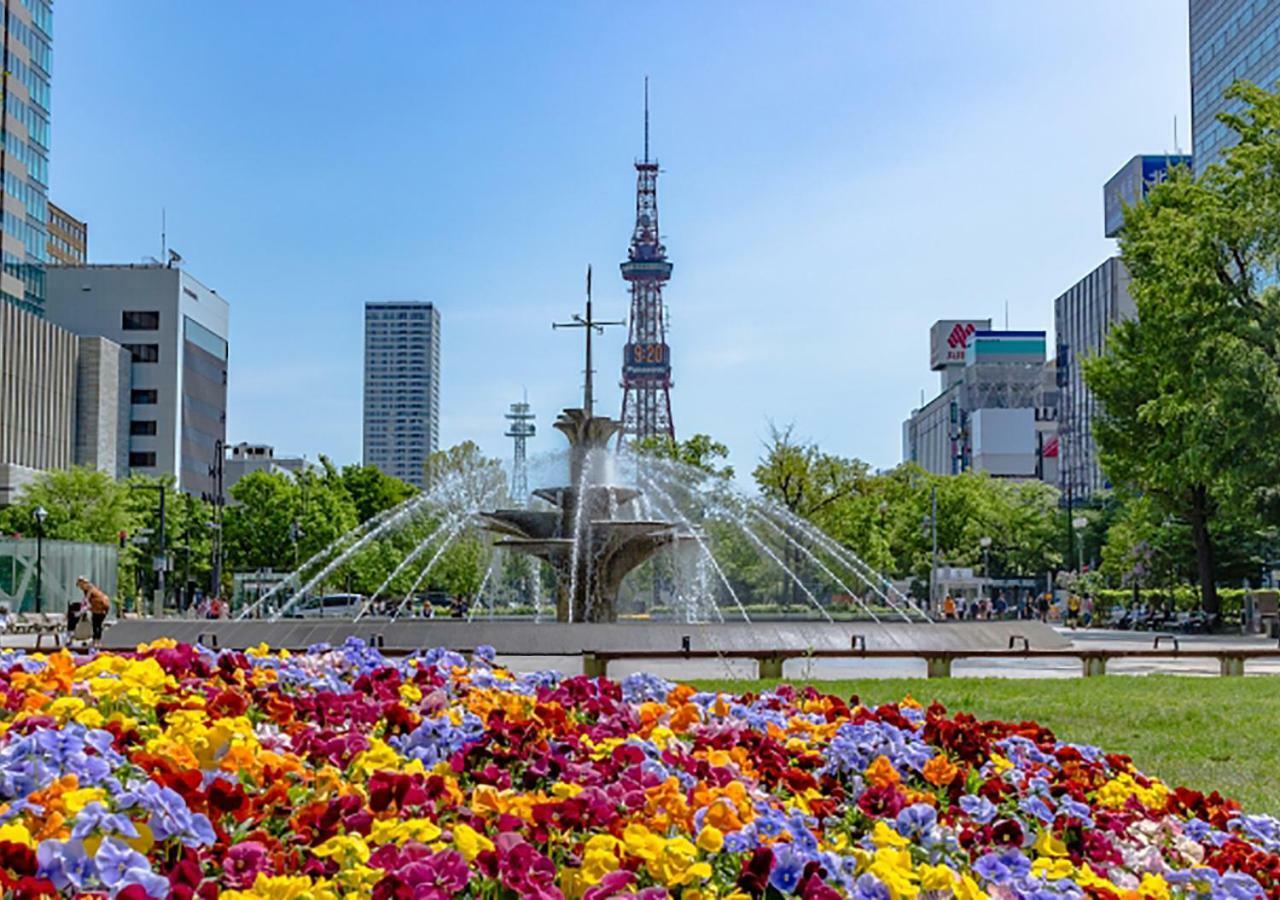 Residence Hotel Stripe Sapporo Bagian luar foto