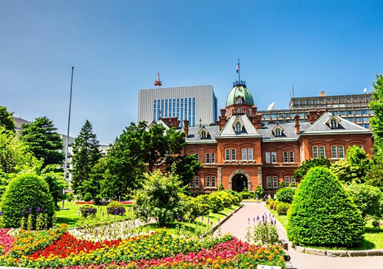 Residence Hotel Stripe Sapporo Bagian luar foto